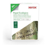 Papel Bond Xerox Ecológico Blanco 75 Gramos Carta 500 Hojas 