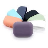 Funda Silicona Case Compatible Con AirPods Pro + Gancho 