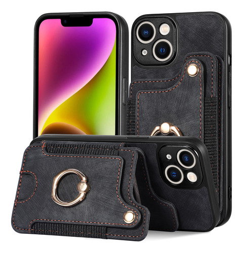 Ring Buckle Lanyard Phone Case Suitable For Iphone15 Plus