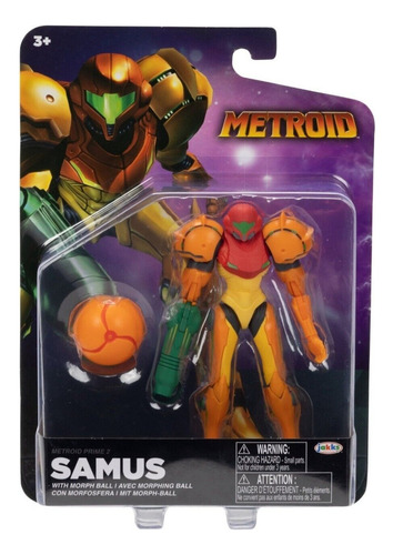 Figura Samus Metroid + Morfoesfera Jakks Pacific