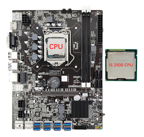 B75 8 Usb3.0 A Pcie, 1 Ranura Para Gpu, Lga1155, Ddr3, Ranur