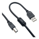 Cabo Usb Impressora 8.5 M A M X B M Compatível P/ Epson