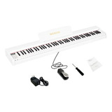 Piano Eléctrico 88 Teclas, Compatible Con Midi Y Pedal.