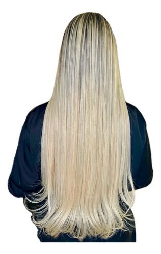 Cabelo Castanho Mesclado & Luzes Feel Human Hair Natural 