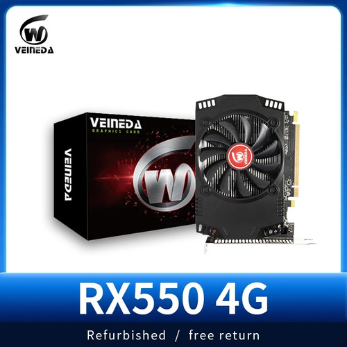 Placa De Vídeo Rx 550 De 4g