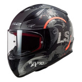 Casco Ls2 Rapid Circle Titanium Ff353 Integral Para Moto