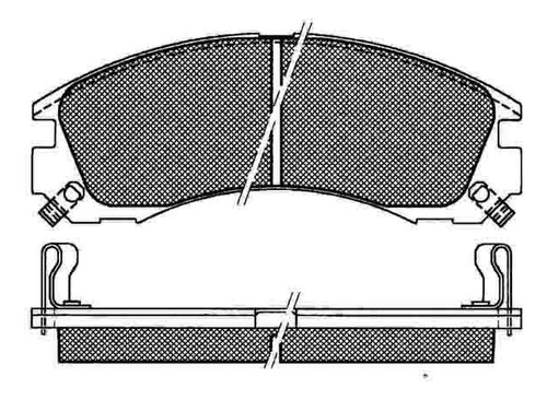 Pastillas Freno Para Mitsubishi Nativa 02/ Delantera Hi-q Foto 2