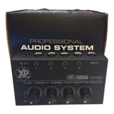 Amplificador P/auriculares 4 Canales Xpaudio Ha 400 Inc. Fte