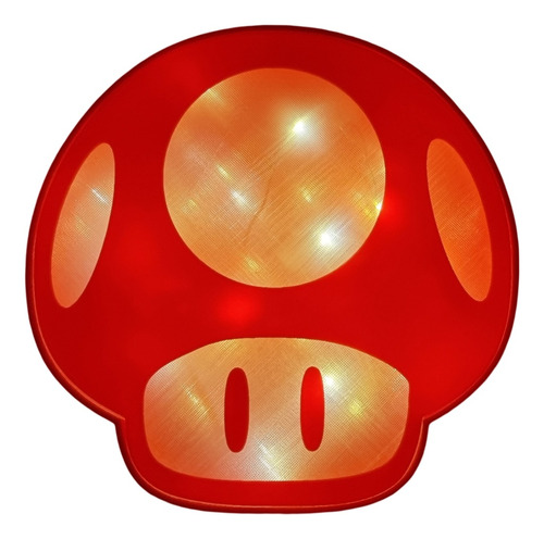 Lámpara Impresión 3d Honguito De Mario Bros