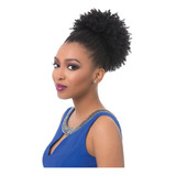 Afro Puff Fibra Sintética Cabello Rizado Cola 15cm