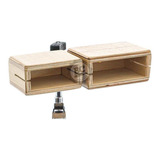 Bloco Sonoro Percubo Woodblocks Double Com Kit Com 2 Blocos