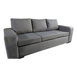 Sillon Sofa 3 Cuepos 2m Tapizado En Chenille 