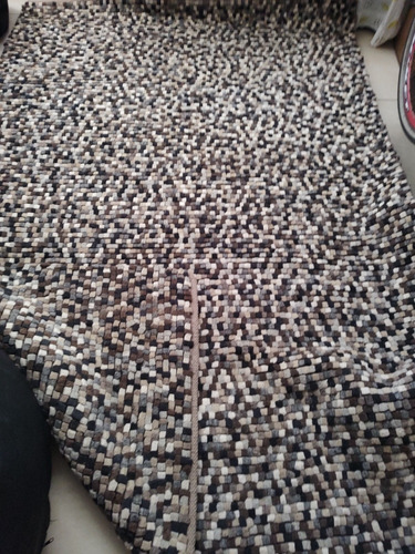 Alfombra 100% Lana Natural, Doble Cara, 160*230 Homy