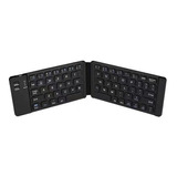 Teclado Sem Fio Bluetooth Dobrável Portátil Ultrafino Mini 