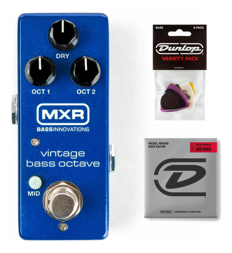 Pedal De Efectos De Octava De Bajo Vintage Mxr M280 Paq...