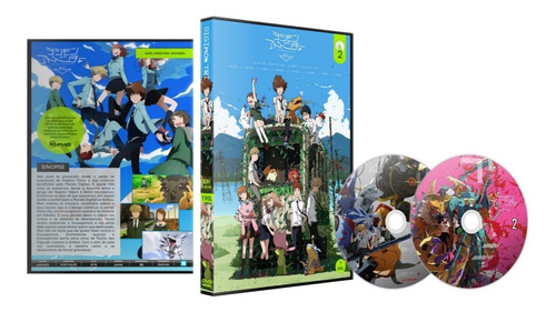 Dvd Anime Digimon Tri Série Completa + 6 Filmes