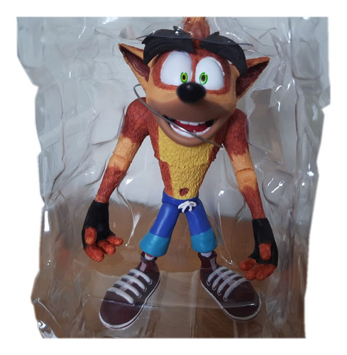 Miniatura Boneco Crash Bandicoot Vídeo Game 15.5 Centímetros