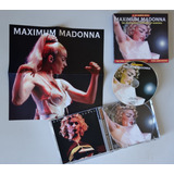 Madonna Cd Maximum Madonna Audiobiografía Box Con Poster