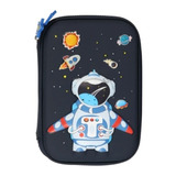 Cartuchera 3d Escolar Niño Niña Astronauta Azul Unicornio Ro