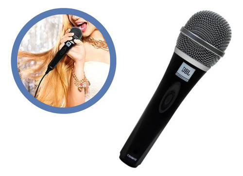 Microfone De Mão Jbl Cshm10 Dinamico Super Cardioid Original