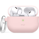 Estuche Para AirPods Pro 2 Con Arnés Silicona Elago En Rosa