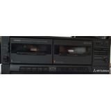 Deck Cassette Mitsubishi Dd-2135c Funcionando Vintage 80's