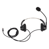 Auriculares Comerciales Binaurales H360typec De Doble Cara