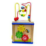 Cubo Didáctico Multijuego Montessori Encaje Figuras Y Formas