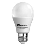 Lámpara Led Interelec 12w O 13w = 90w Rosca E27 Luz Día Fría Blanca 1000 Lúmens