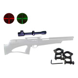 Mira Telescopica Para Rifle Aztk T-rex Bullpup Pcp Con Luz