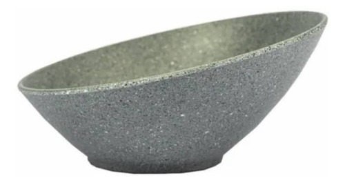 Juego 4 Bowl´s Inclinado 25 Cm Melamina Gris Távola