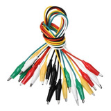 10 Cables Caiman Tenaza 5 Colores A Elegir O Mixtos