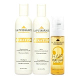 Shampoo Acondicionador Keratina + Perfume Hair La Puissance