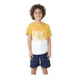 Conjunto Infantil Menino Curto Com Estampa