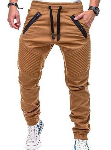 Pantalones Joggers Pitillo Lisos Para Hombre