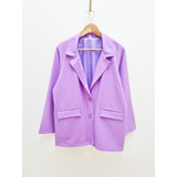 Blazer Mujer Sastrero Talles Grandes Colores