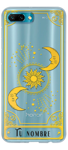 Funda Para Honor Carta Tarot Astros Sol Luna Tu Nombre