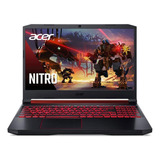 Laptop  Gamer  Acer Aspire Nitro 5 An515-54 Obsidian Black 15.6 , Intel Core I5 9300h  8gb De Ram 256gb Ssd, Nvidia Geforce Gtx 1650 1920x1080px Windows 10 Home