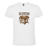 Camiseta Blanca Logo Led-zeppelin