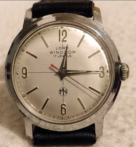 Fino Reloj Suizo Lord Windsor Automático '60s No Cartier 