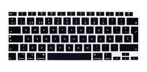 Cubre Teclado Para Macbook Air Con Touchid. Mod A1932 Neg