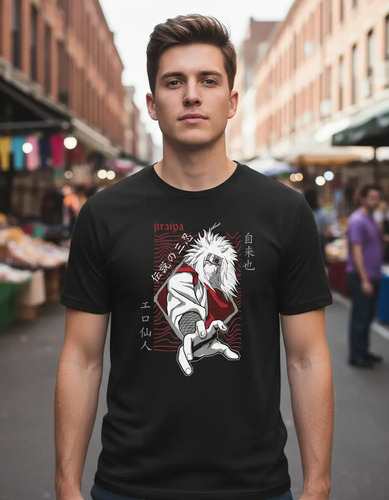 Playera Anime Naruto Jiraiya A2