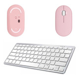 Mouse Rosa / Teclado Bluetooth Galaxy Tab S6 T860/t865 10,5