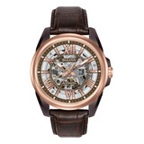 Relógio Bulova Masculino Automático Wb31998m 98a165 Couro