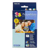 Kit 100 Hojas De Papel Epson T5845-m + Cartucho 4 Tintas Color Blanco