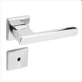 Fechadura Lafonte 454 Inox Banheiro 55mm Polido