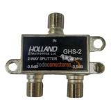 Derivador Splitter De Señal Holland Ghs-2 Coaxil Tv Conector