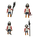Playmobil Caballeros Guardia Del Castillo Medievales Knight