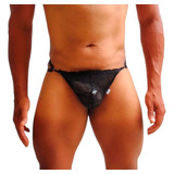 Cueca Masculina Fio Sedução Renda Exclusiva Romantica Gay 