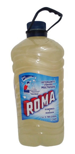 Detergente Líquido Multiusos Roma Biodegradable  De 3.785 Lt